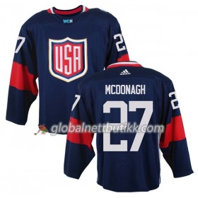 USA Hockeydrakt Ryan McDonagh 27 World Cup i ishockey 2016 Blå Premier - Herre